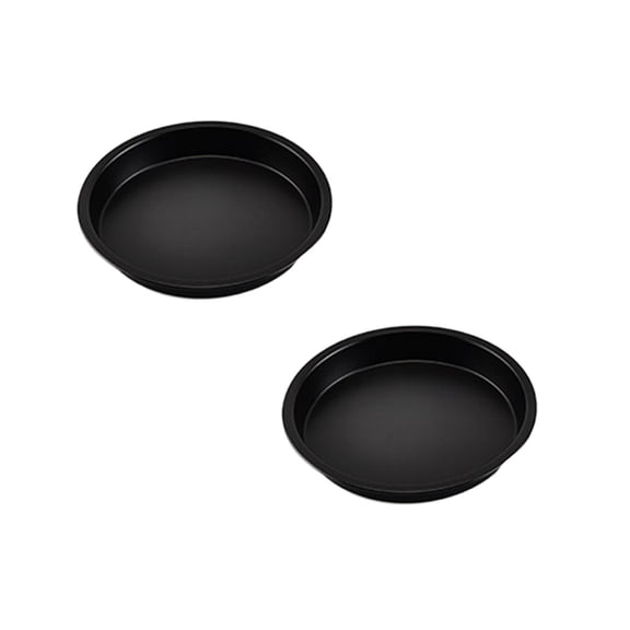 Stir Frying Pans Copper Skillet Stainless Steel Nonstick Pans for Cooking Small Skillet Pan No Frying Pan Ceramic Non-stick Cake Pan Pizza Pan Round PIZZA Pan DIY Household Baking Pan 2PCS