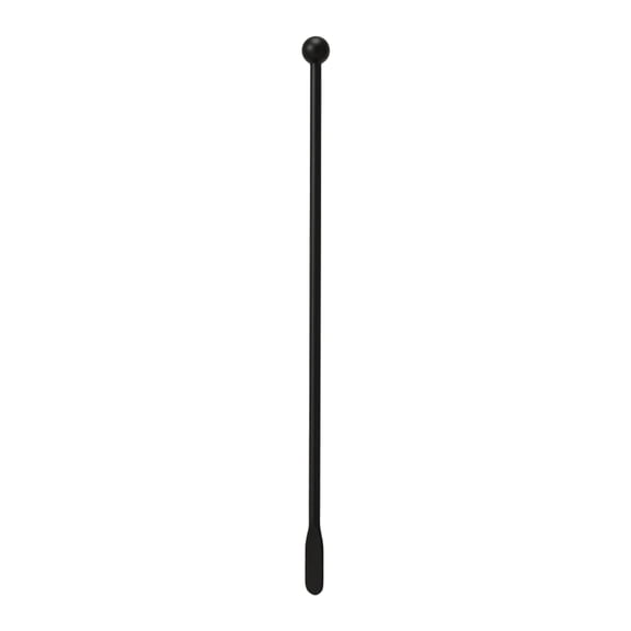 Stir Stick, 304 Stainless Steel Cocktail Stirrer, Coffee Honey Swizzle Sticks for Juice, Creative Bar Mixing Tool, Yogurt Stirring Rod, 1 Piece B842_Black