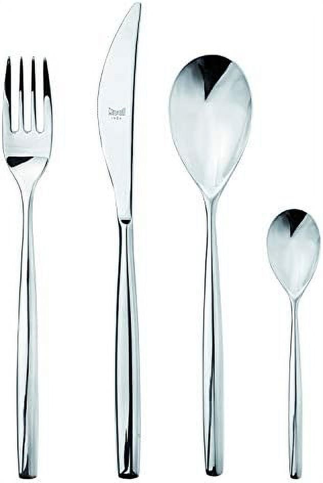stiria cutlery set [24 pieces set] brushed stainlesssteel finish