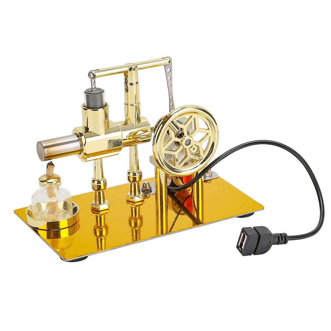Stirling Engine Model Kit, Balance Single-Cylinder Hot Air Stirling ...