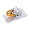 thumbnail image 1 of Stirling Engine Model Kit That Works, Metal Horizontal Flywheel Stirling Engine for Educational Science Demonstrations, 1 of 5