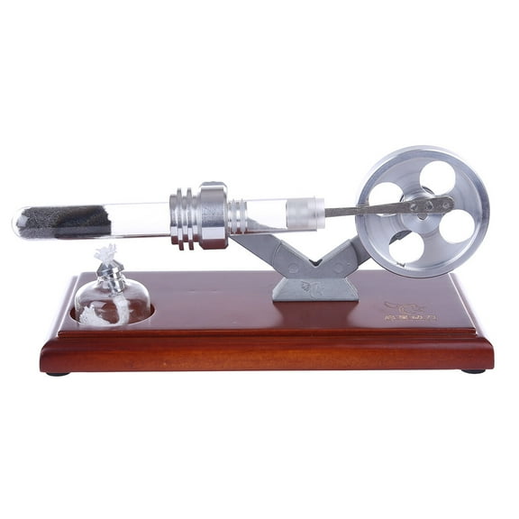 Stirling Engine Model Kit That Works, Noiseless Thermoacoustic Stirling Engine Model with Quartz Glass Tube for Physics Science Experiment Demonstration