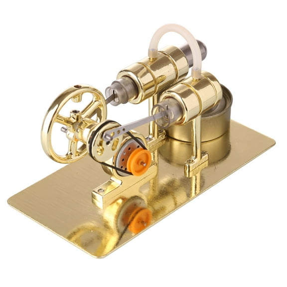 Stirling Engine Model that Works for Adults, DIY Assembly Stirling Engine Generator Model Kit, Educational Physics Experiment Kit & Gift