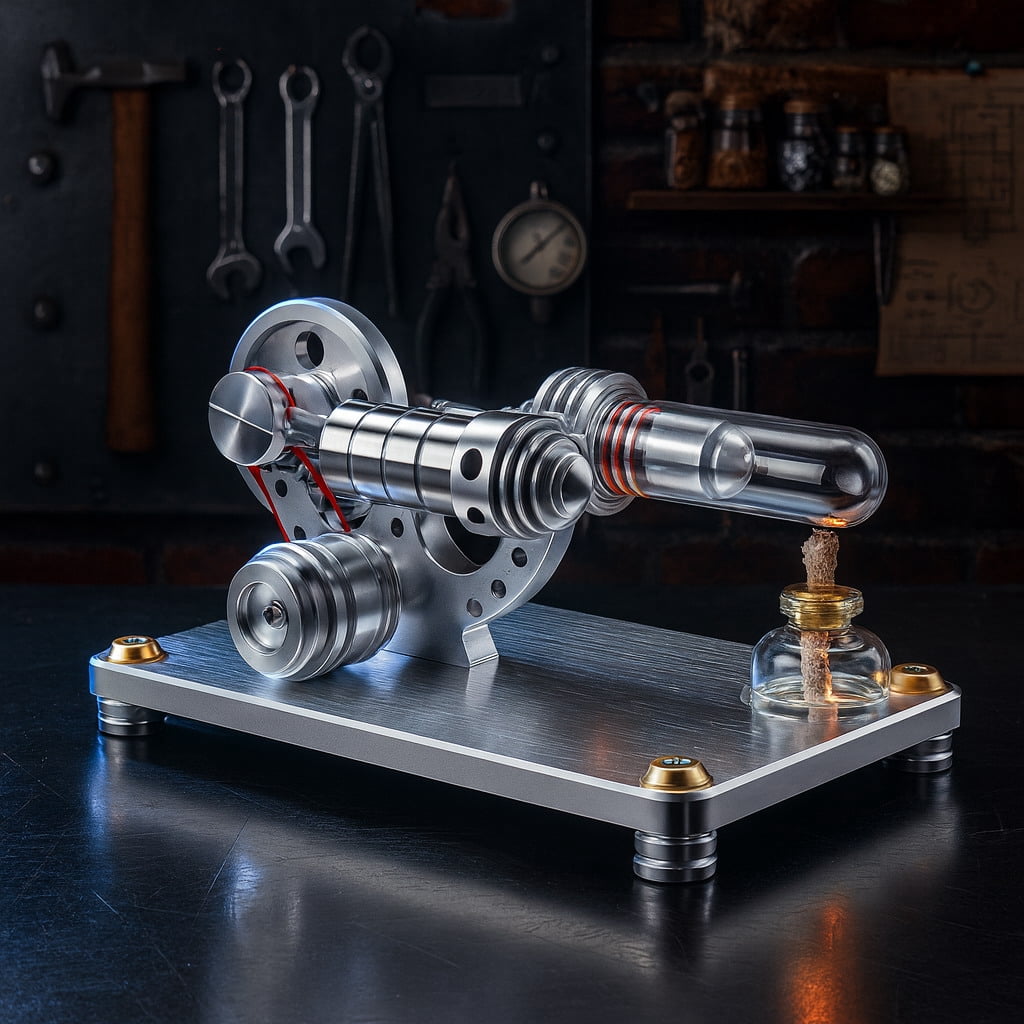 Stirling Single Cylinder Engine Model DIY Engine Model for Science and ...