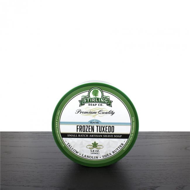 Stirling Soap Company Shave Soap, Glacial Frozen Tuxedo