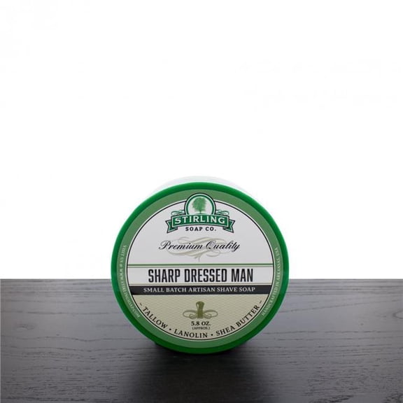 Stirling Soap Company Shave Soap, Sharp Dressed Man