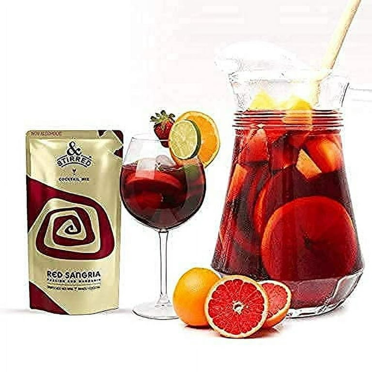 Stirred Cocktail Mix - Sangria Pitcher, Makes 8 Drinks 800 Ml…