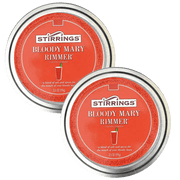 Stirrings 2 Pack Bloody Mary Cocktail Rimmer - Easy to Rim a Glass - Specialty Sugar and Salt Drink Rimmers