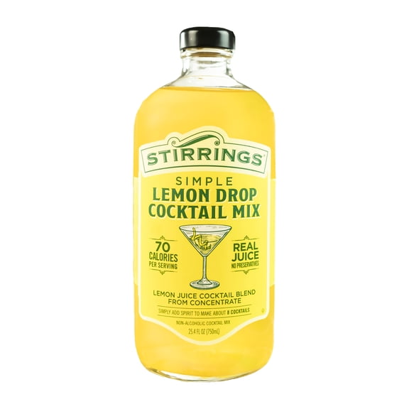 Stirrings Lemon Drop Cocktail Mixer, 750ml
