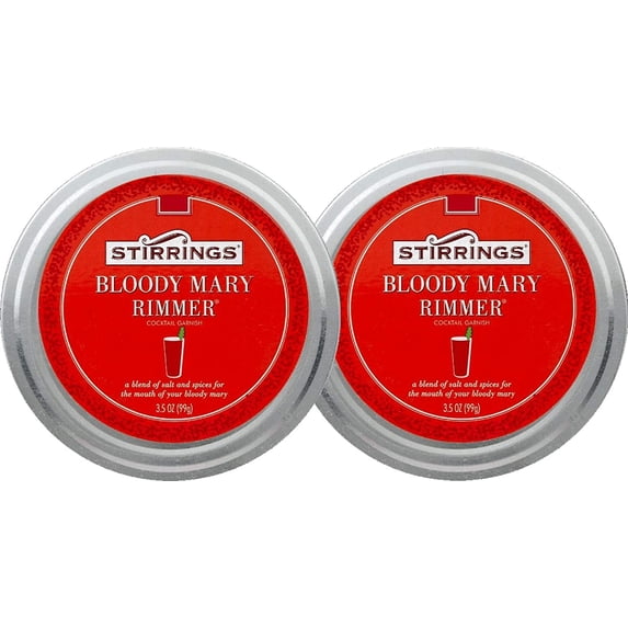 Stirrings Simple Bloody Mary Cocktail Rimmer, 2-Pack 3.5 oz. (99g) Cans