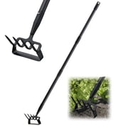 62 inch Garden Hoe, Stirrup Hoe and Cultivator Garden Tool, Heavy Duty Hula Hoe Weeding Gardening Hand Tools