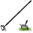 thumbnail image 1 of Stirrup Hoe and Cultivator, Heavy Duty Scuffle Garden Hoe with 62Inch Adjustable Handle for Weeding,Digging, Loosening Soil, 1 of 6