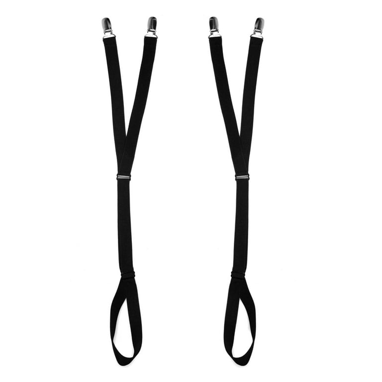  JUMYGEAR Stirrup Shirt Stays for Men or Police or Military,  Shirt Suspenders Strap Shirttail Tucked in,2Pack-1 Pair: Clothing, Shoes &  Jewelry