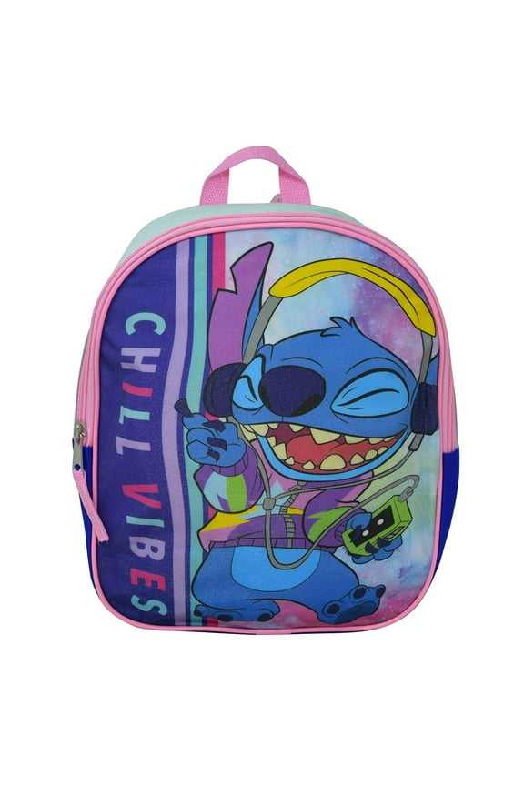 Stitch 11" Mini "CHILL VIBES" Backpack- GOOD FOR 2-5 YRS