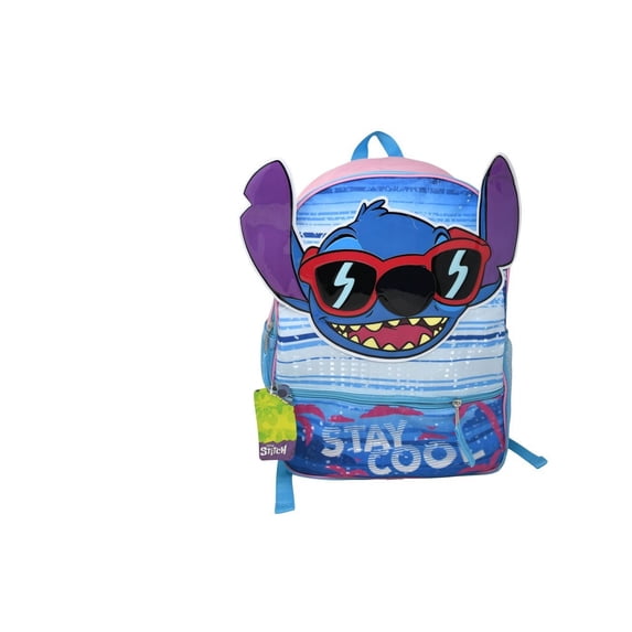 Stitch 16" Backpack with Shaped Ears or Plush Front