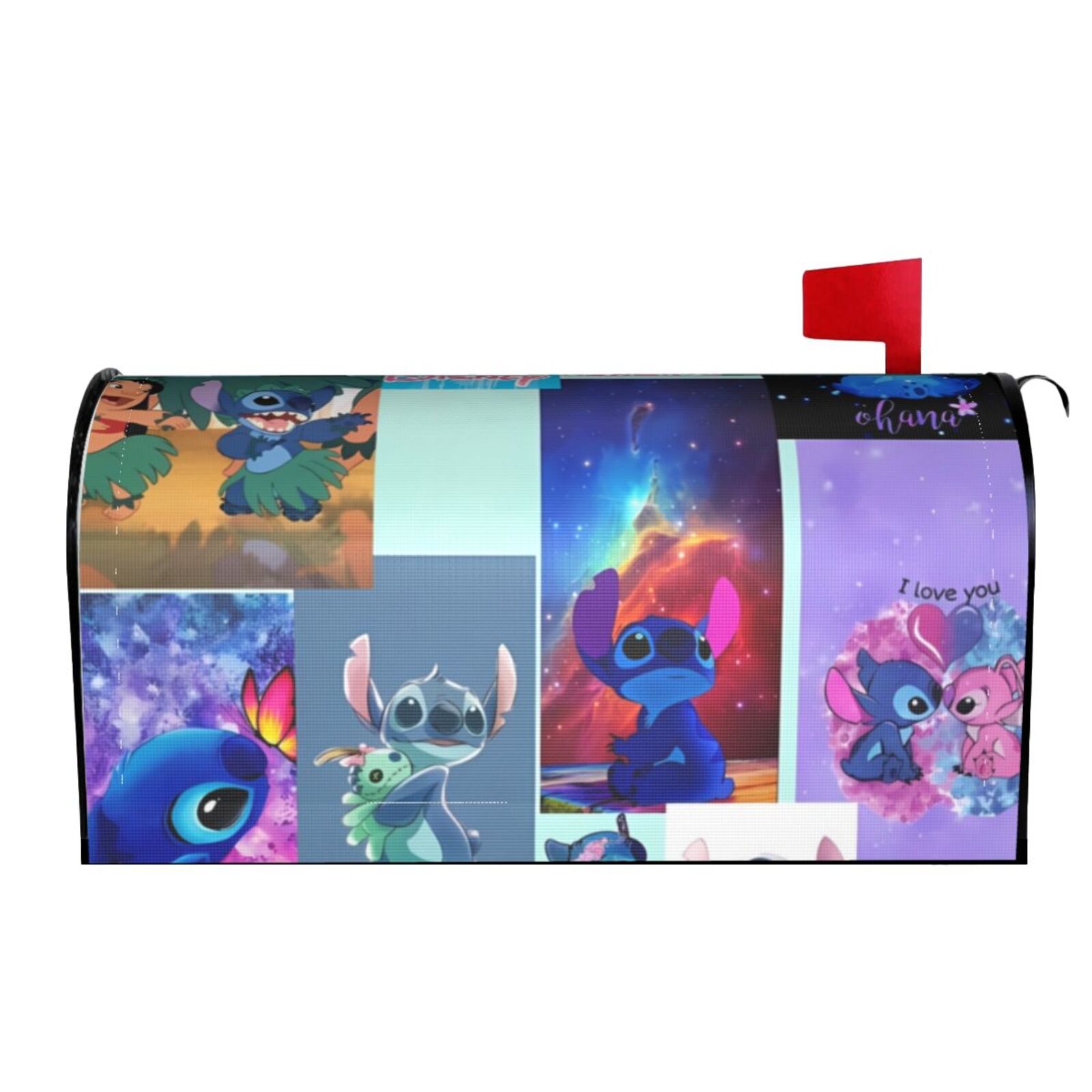 Stitch 23 Cartoon Character Mailbox Cover Magnetic Standard Size, Post ...