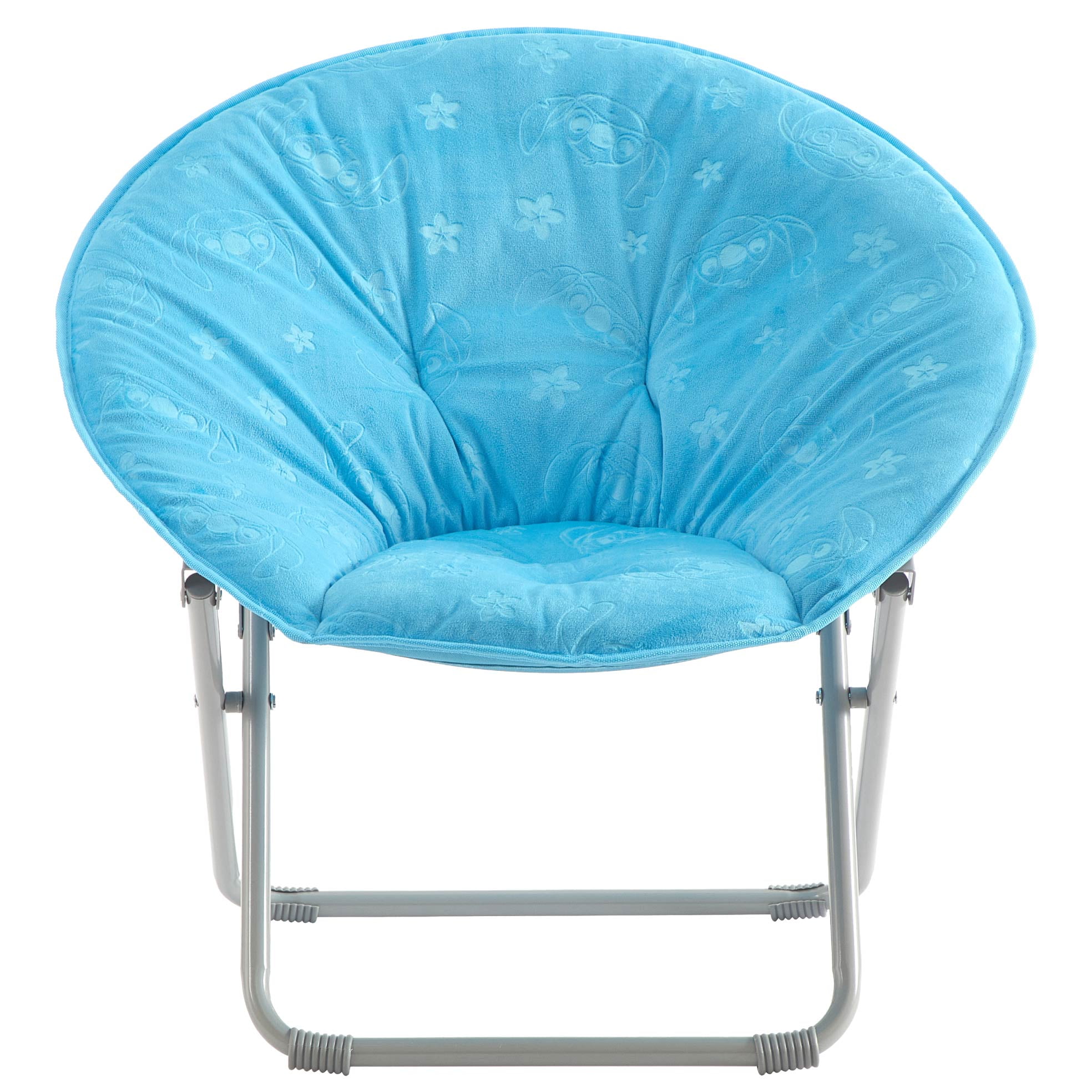 Disney Stitch, 23" Kids' License Embossed Saucer Chair , Navy