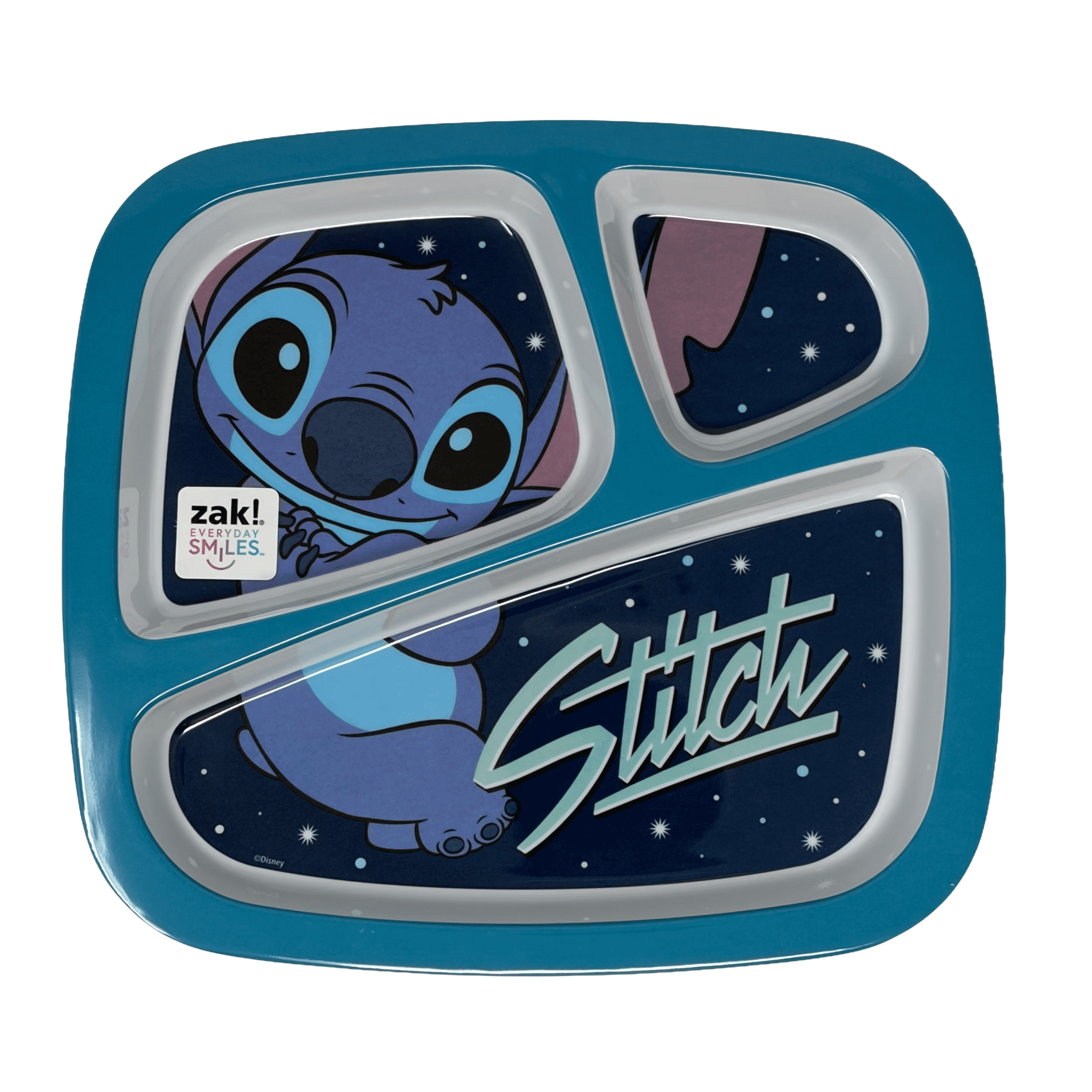 Stitch 3-Section Melamine Tray