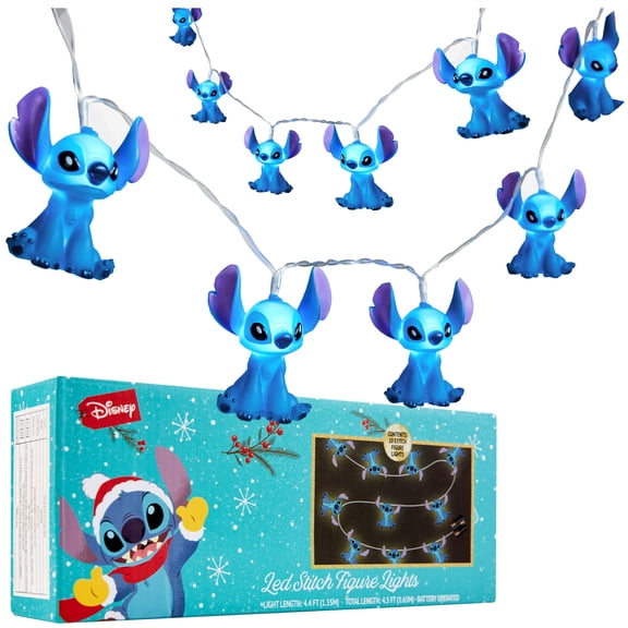 Stitch 3D String Lights LED Battery-Operated 150cm 10 Bulbs