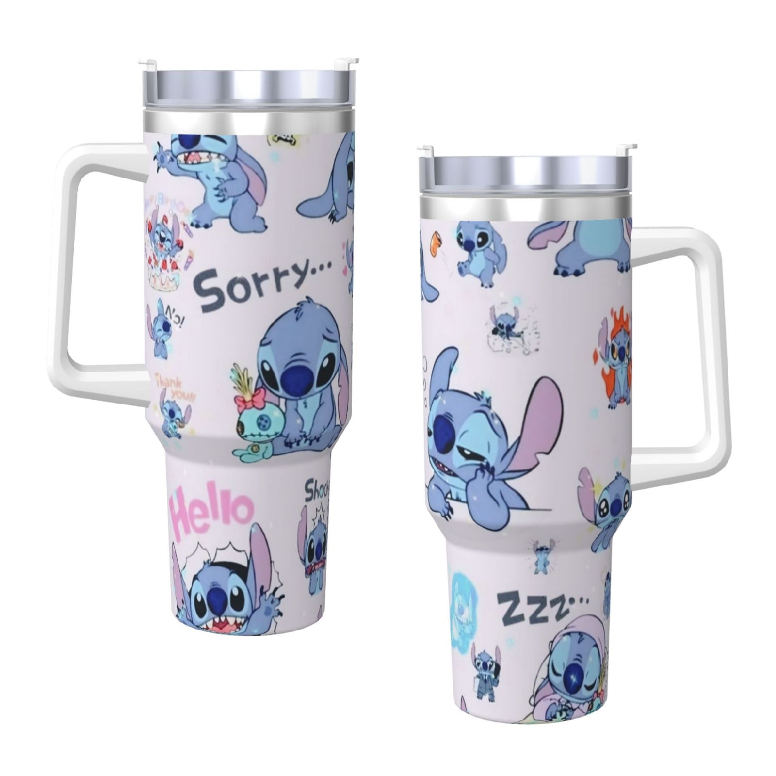 Stitch 40oz H2.0 Stainless Steel Vacuum Insulated Tumbler With Lid And