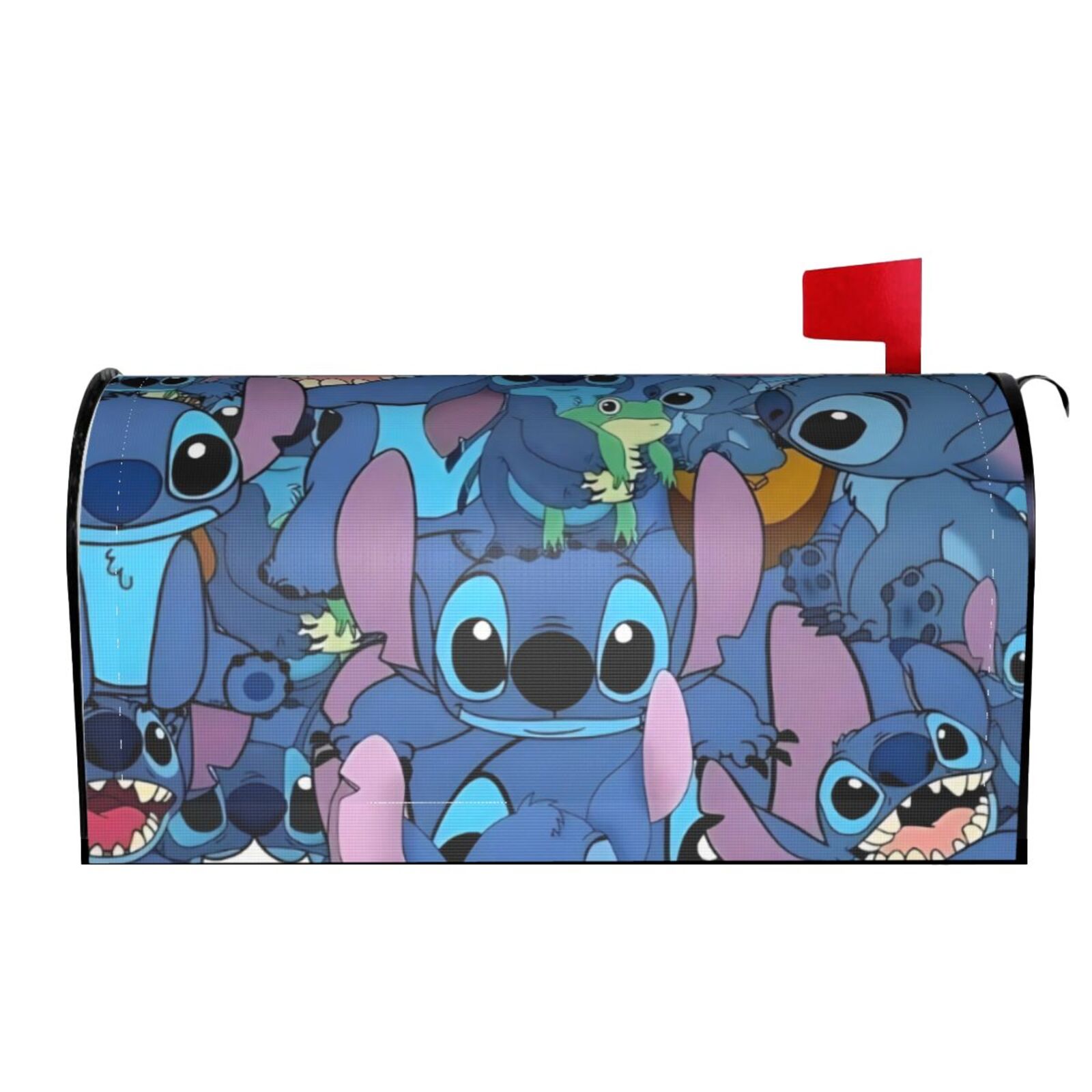 Stitch 558 Cartoon Character Mailbox Cover Magnetic Standard Size, Post ...