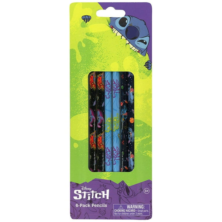 Stitch 6pk Pencil on Blister- 2 Pack, Size: 3.5