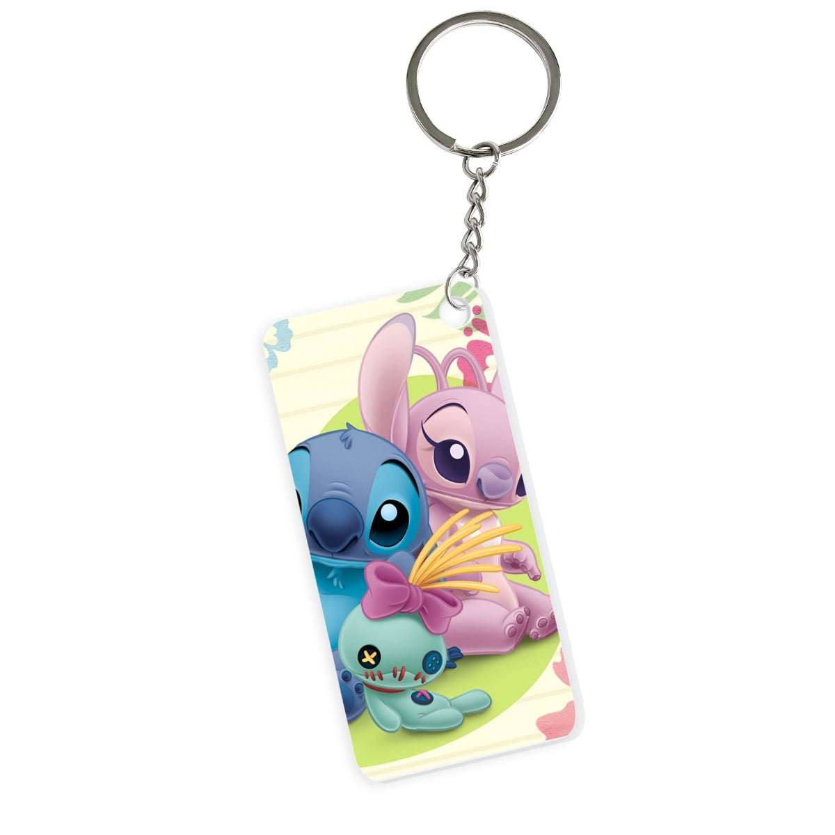 Stitch Acrylic keychain anime cartoon square keychain gift jewelry gift ...