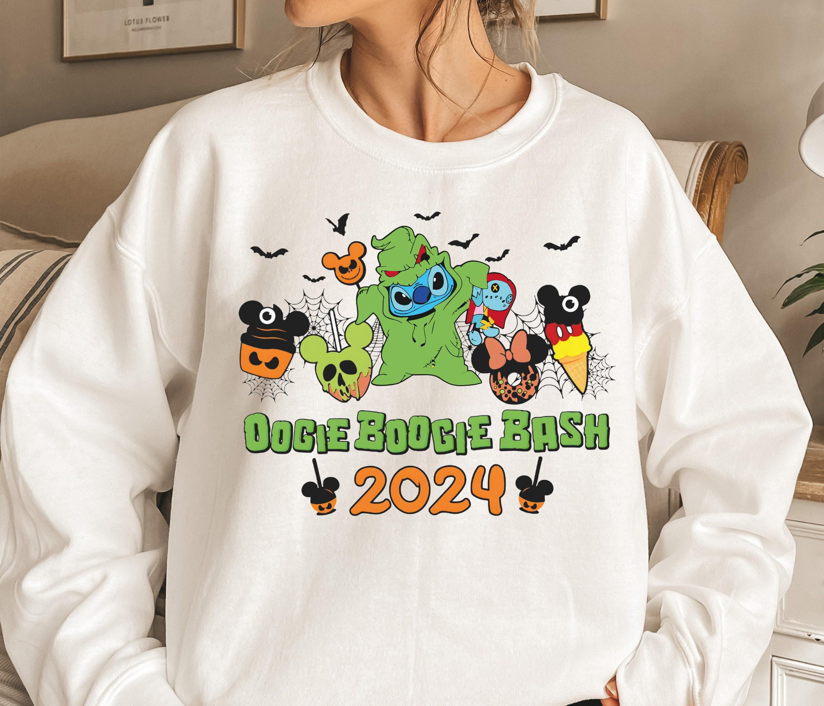 Stitch And Scrump Oogie Boogie Bash 2024 Sweatshirt, Disney Halloween