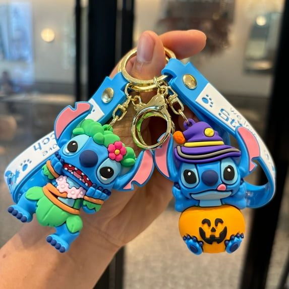 Stitch Anime Keychain, Accessories for Backpack, Handbag, Purse Decoration