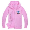 Stitch Anime Lilo & Stitch ZipUp Hoodie for Kids Unisex Design for