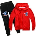 Stitch Anime Lilo & Stitch ZipUp Tracksuit Set for Kids Perfect for