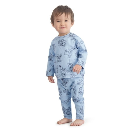 Stitch Baby Boy 2 Piece Pant Set, Sizes 0/3 Months-24 Months
