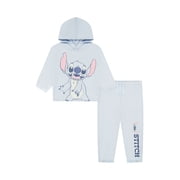 Stitch Baby 2 Piece Fleece Jogger Set, Sizes 0-24 Months