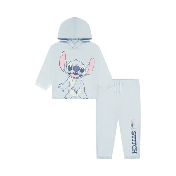 Stitch Baby 2 Piece Fleece Jogger Set, Sizes 0-24 Months