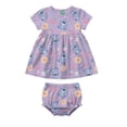 thumbnail image 1 of Stitch Baby Girl Viscose French Terry Dress and Panty Set, Sizes 0-24 Months, 1 of 5