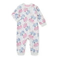 thumbnail image 1 of Stitch Baby Allover Print Romper with Long Sleeves, Sizes 0/3M-24M, 1 of 6