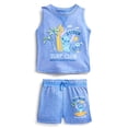 thumbnail image 1 of Disney Stitch Baby Boys Sleeveless Graphic Tank Top and Shorts Set, 2-Piece, Sizes 0/3M-24M, 1 of 9