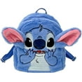 thumbnail image 1 of Stitch Backpack Plush Backpack Cute Mini Furry Backpack Cartoon Small Backpack Anime Blue Simple Modern Bag Backpack Gift, 1 of 5