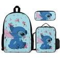thumbnail image 1 of Stitch Backpack Set Backpack with Lunch Box And Pencil Case 3pcs Set, 1 of 2