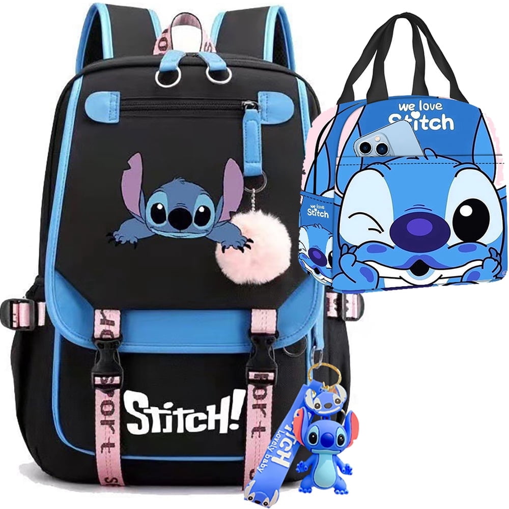 Stitch Backpack Student School Bag Travel Large Capacity Laptop Bag Usb Charging Bag Computer Backpacks