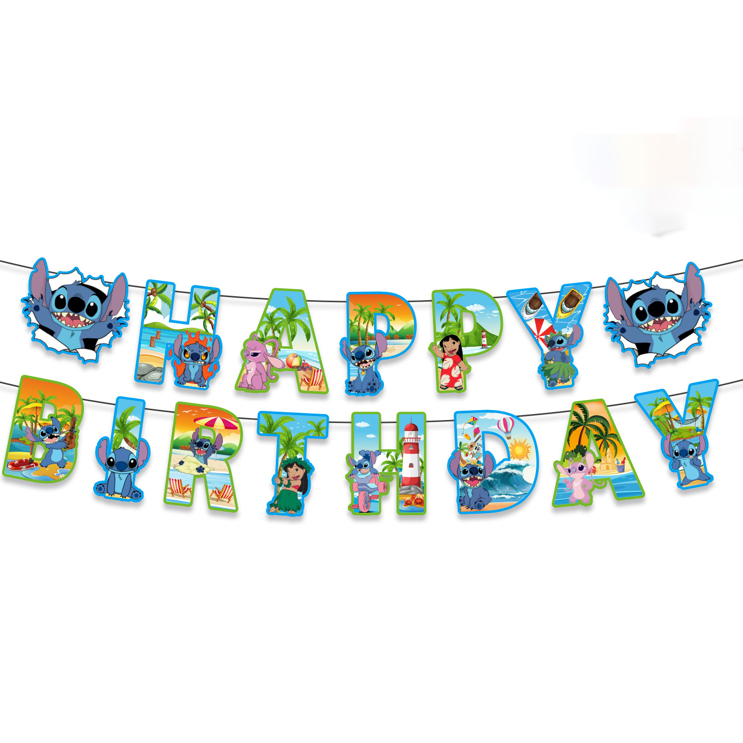 Stitch Banner For Shower Decorations Birthday Banner Party Decoration ...