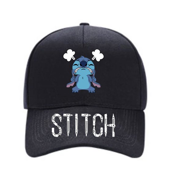 Stitch Baseball Cap,Adjustable Snapback Hat with Multiple Cute Stitch Designs,Stylish Cotton Cap for Parent-Child