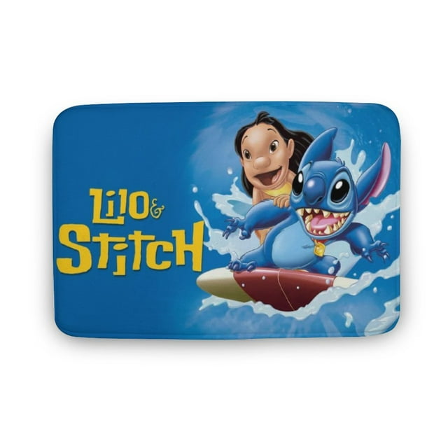 Stitch Bathroom Rugs Mat, Extra Soft Comfortable Bath Rugs, NonSlip