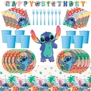 Stitch Birthday Decorations Set for 8 Guests