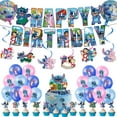 thumbnail image 1 of Birthday Party Decorations Banner , Hanging Swirls, Cake Topper, Cupcake Toppers, Latex Balloons for Fall Baby Shower Birthday Party Supplies, 1 of 6