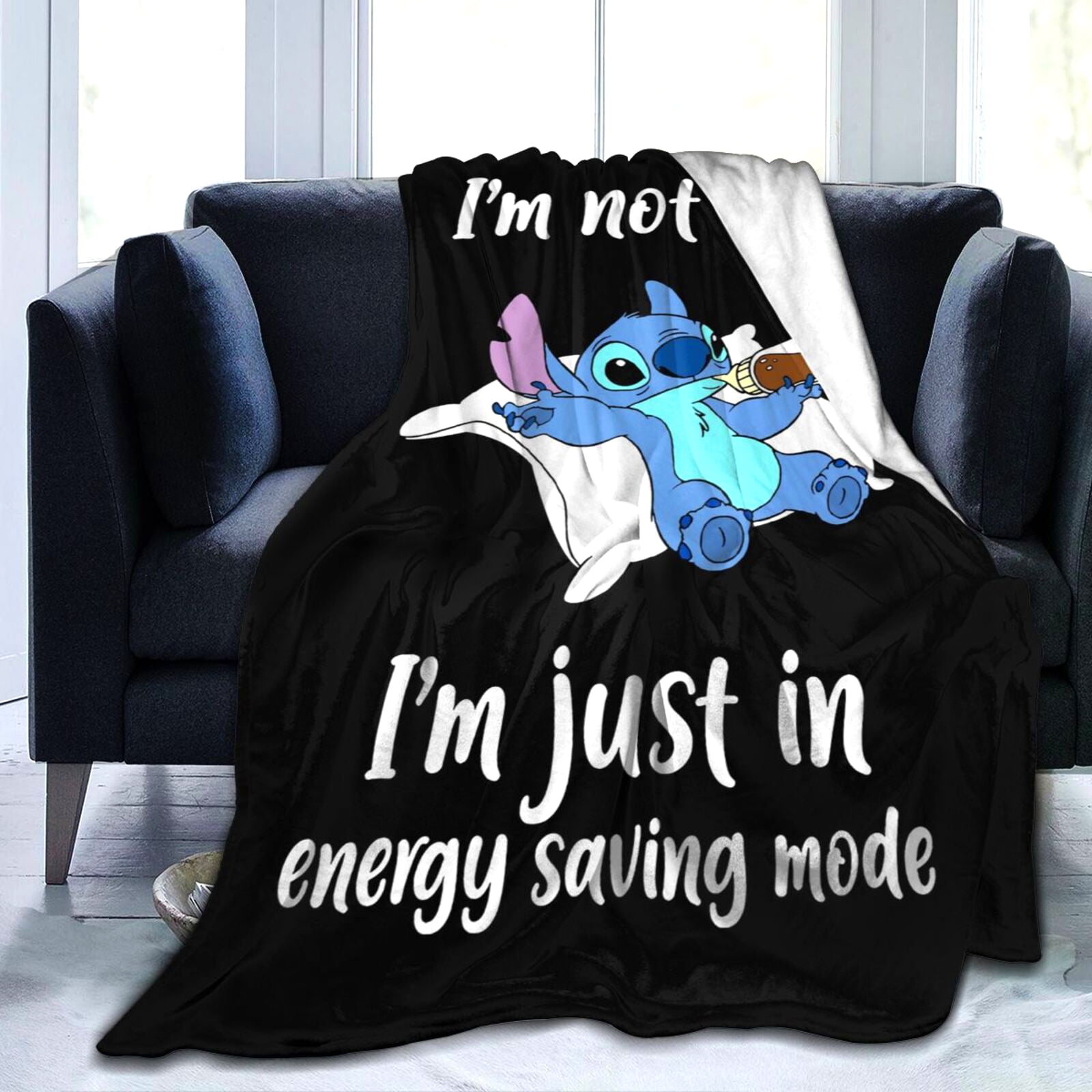 Stitch Blanket Stuff Lilo And Stitch Ultra Soft Flannel Blankets Suitable for Kids and Adults Home Decor Manga Bedding Couch Living Room All Season