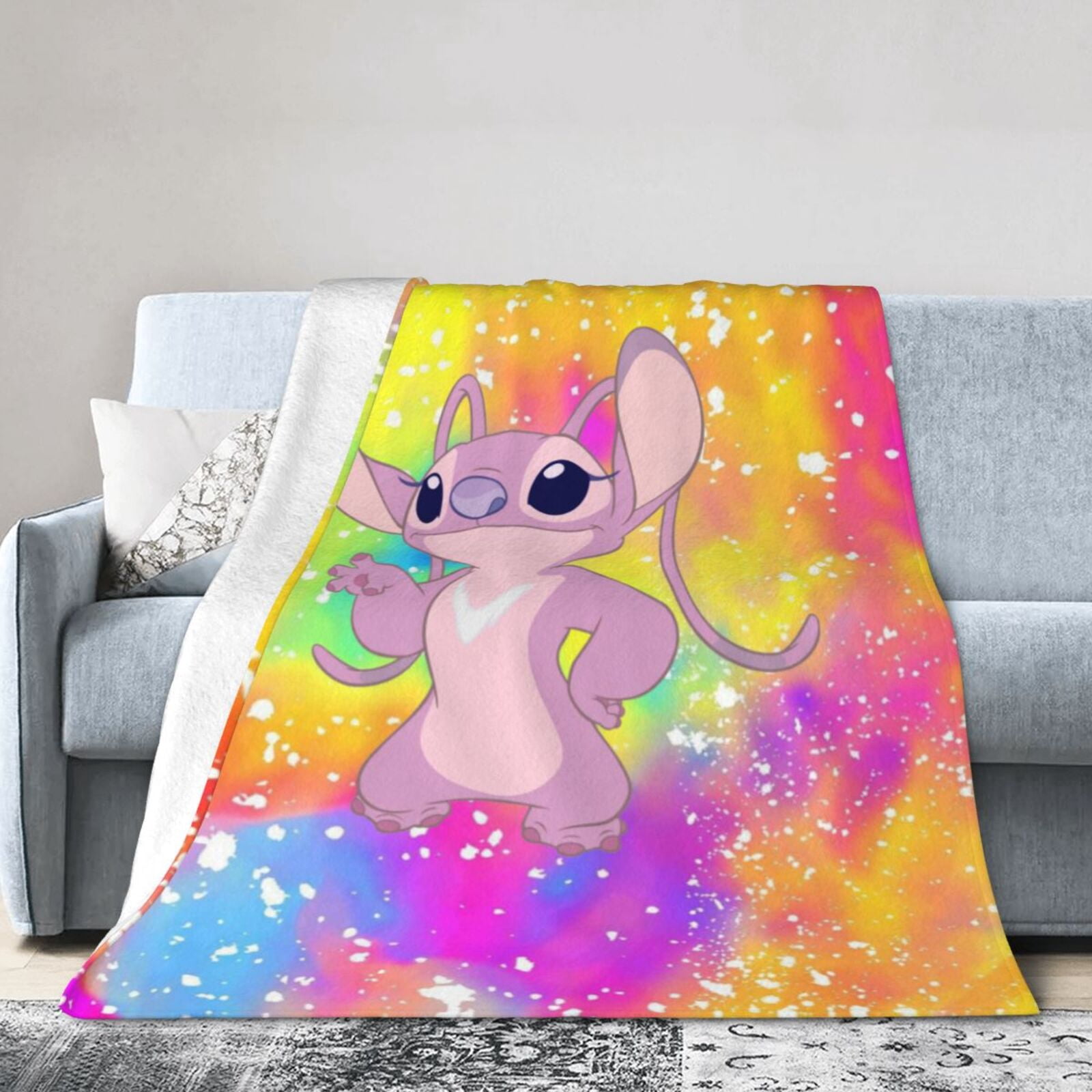 Stitch Blankets Soft And Comfortable,Ultra Soft Micro Fleece Blanket,For Bed Or Sofa,All Season Throw Blankets Multiple Sizes