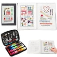 thumbnail image 1 of Stitch Book Embroidery, Diy Sewing Books, with Instructional Tutorial Portable 106 Stitch with Complete Toolkit Beginner-Friendly Diy Craft for Cross Stitch & Sewing, 1 of 6