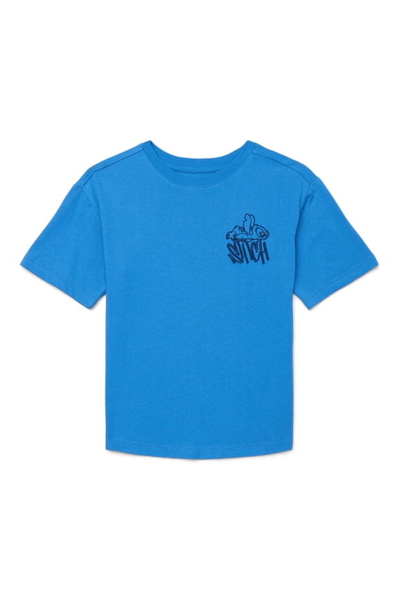 Boys Graphic Retro Print Tee with Short Sleeves, Sizes 4-18