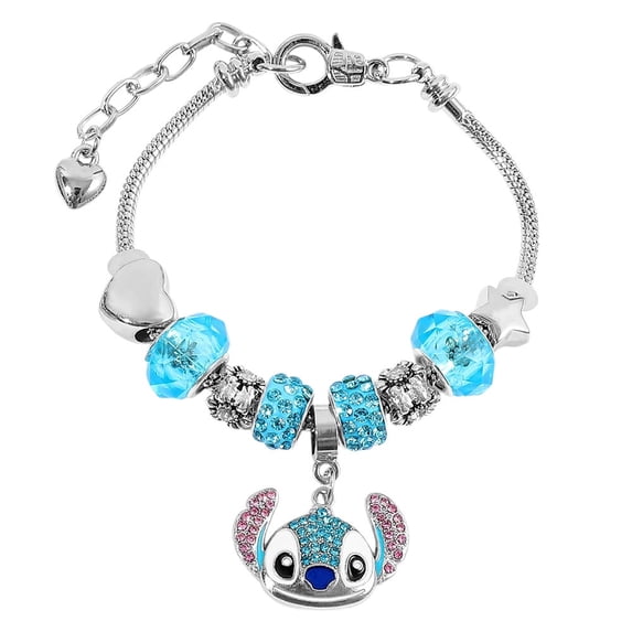 Stitch Bracelets, Anime Punk Alloy Cuff Wristband
